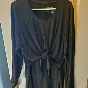 Latched Mama long sleeved front knot nursing shirt